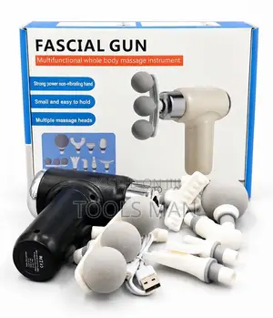 Fascial Gun Massage Device Multiple Heads. Massager Machine