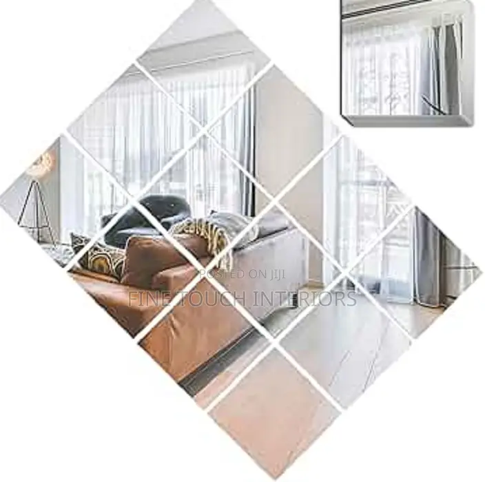 Timeless Diamond Wall Accent Mirrors