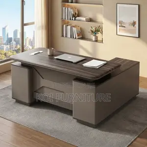 Office Desk; 1600mm Modern Executive Prestige Lockable Desk
