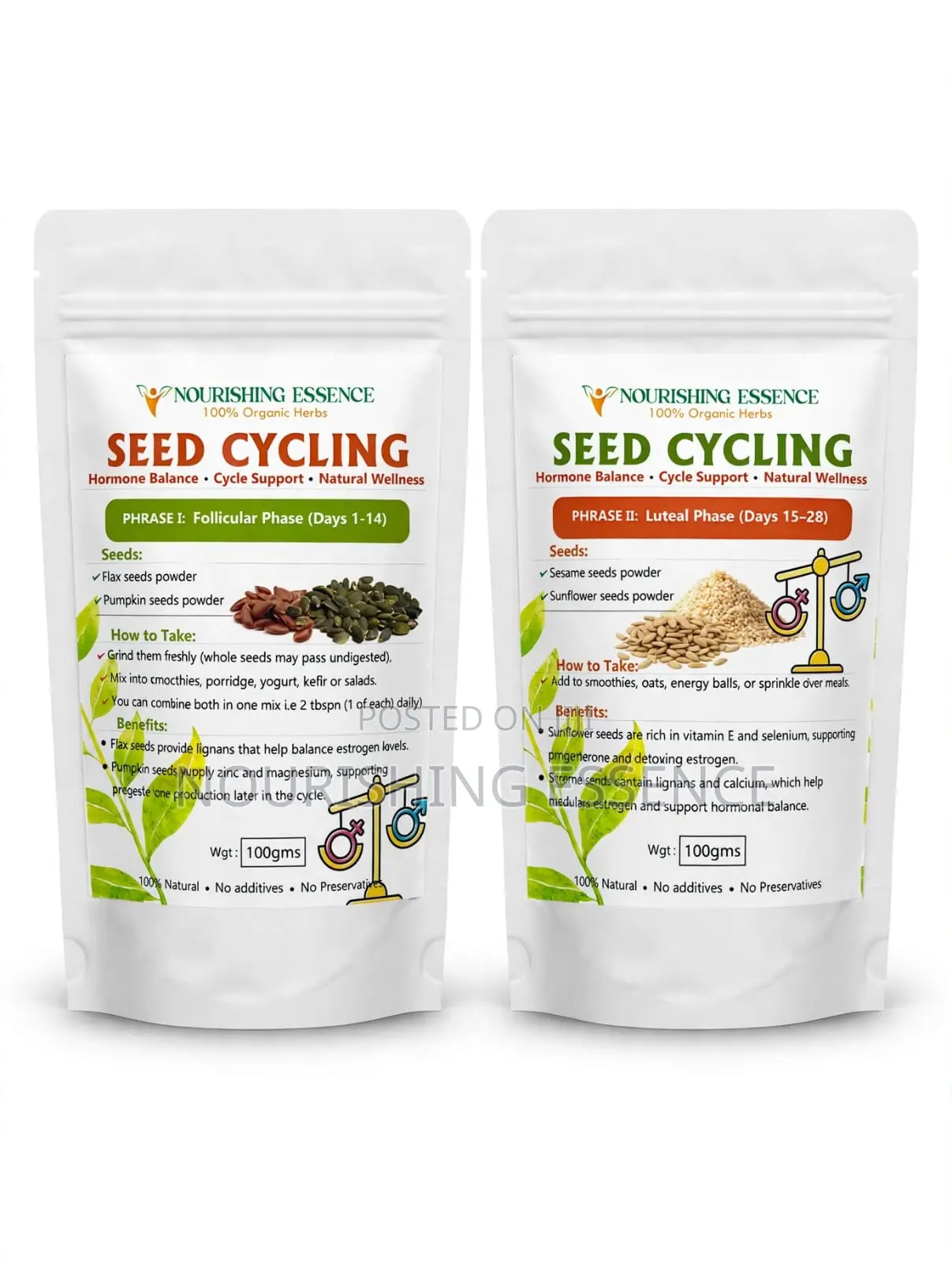 Seed Cycling (Phase 1 and 2)