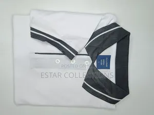 White/Black Polo