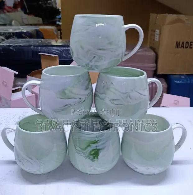 High Quality Gray Ceramic Mug/Soup at 250 Per Piece 6 Pieces