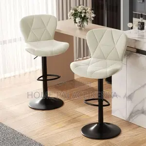 Bar Stool; Modern Adjustable Bar Stool for Kitchen and Counter Seating