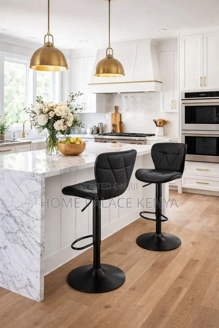Bar Stool; Modern Adjustable Bar Stool for Kitchen and Counter Seating