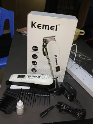 Kemei *[KM-809A]* Professional Rechargeable Cordless Hair Clipper Set.