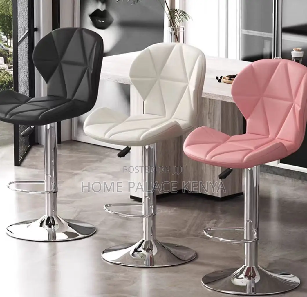 Bar Stool; Modern Adjustable Bar Stool for Kitchen and Counter Seating