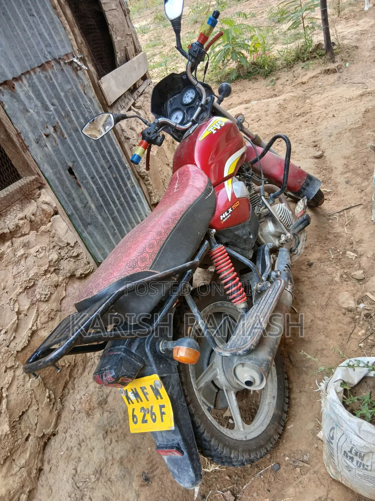 TVS HLX Plus ES 2024 Red