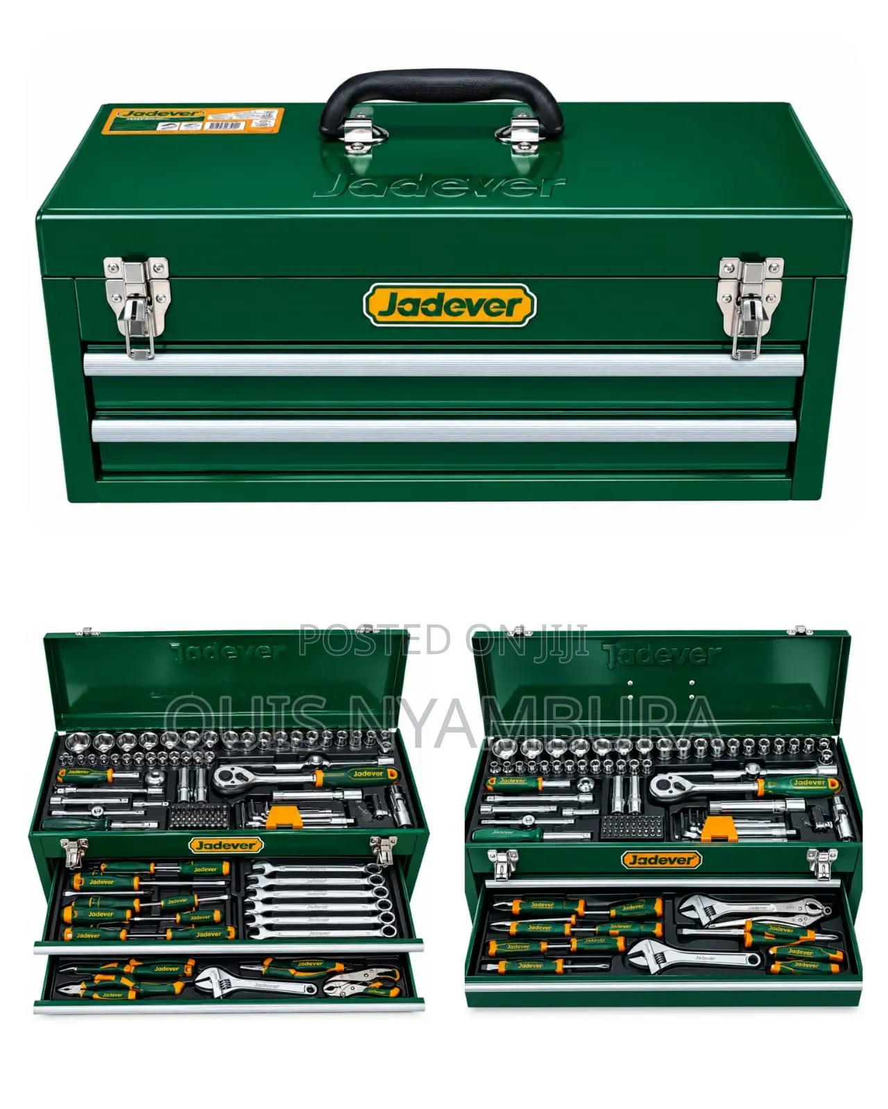 120PCS TOOLS CHEST SET Size: 520*218*243mm/ Jadever Toolbox Chest Set