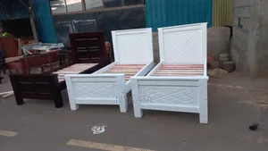 3*6 White Bed
