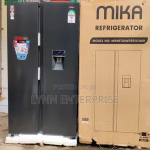 Mika Fridge 595Litres Side by Side With Dispenser Refrigerator 
