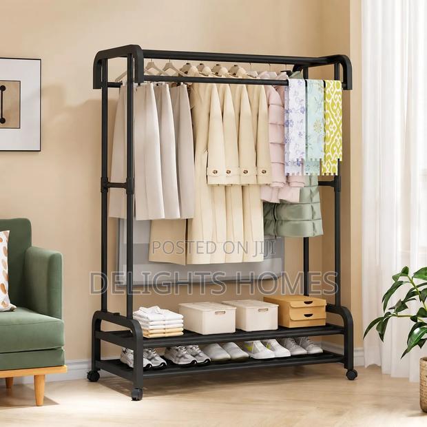 Double Pole Clothes Drying Rack-Hg - thumbnail 2