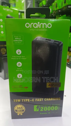 Oraimo 15W 20000mah Powerbank