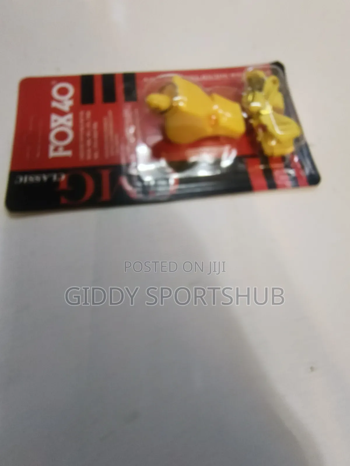 Referee Tech Whistle (Yellow).