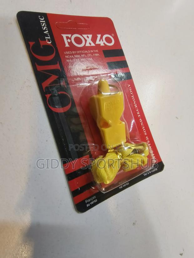 Referee Tech Whistle (Yellow). - thumbnail 2
