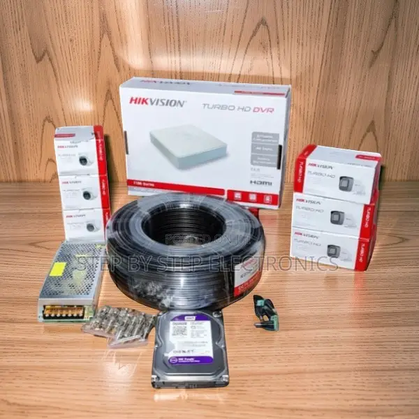 Price Slash 6 Hikvision 1080P Full HD 2MP CCTV Cameras Complete Kit