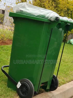 100L Pedal Trash Bin With Wheels – Heavy Duty