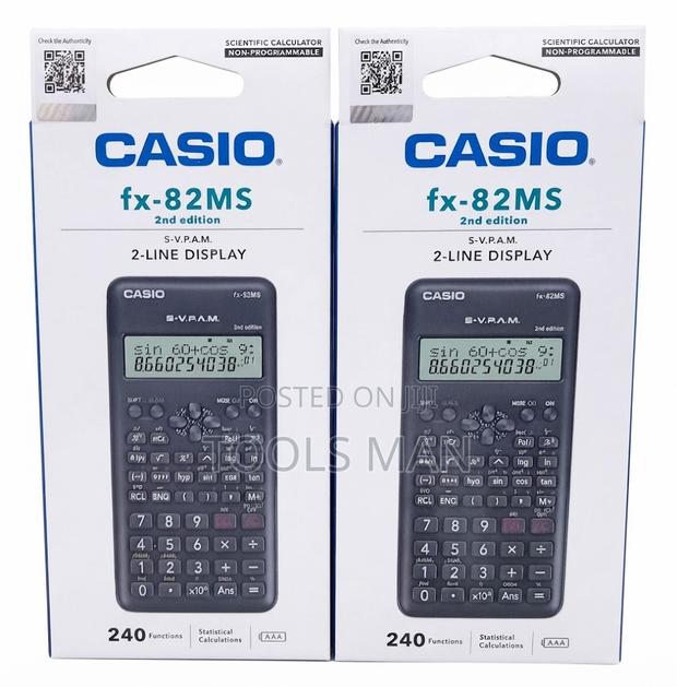 Scientific Calculator Casio Fx-82ms 2nd Edition 240 Functions- CBC