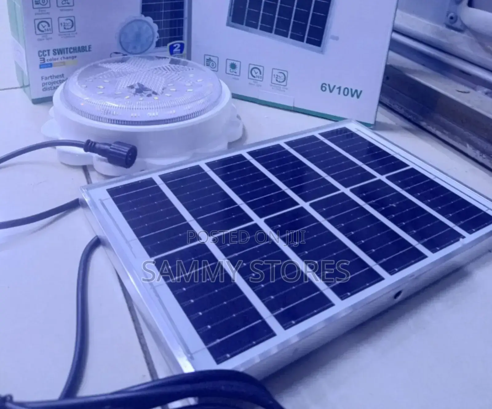 100W Solar Powered LED Ceiling Light