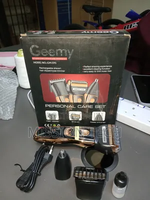 Geemy GM-595 3-in-1 Rechargeable Shaver and **[Trimmer_Set]** 