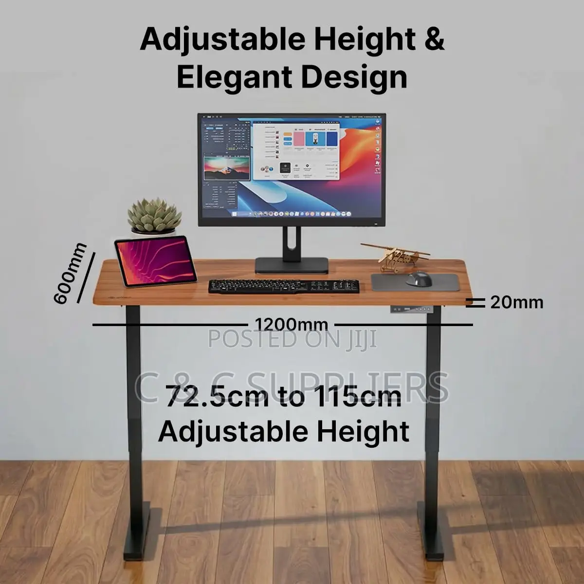 Electric Adjustable Table for Office Work