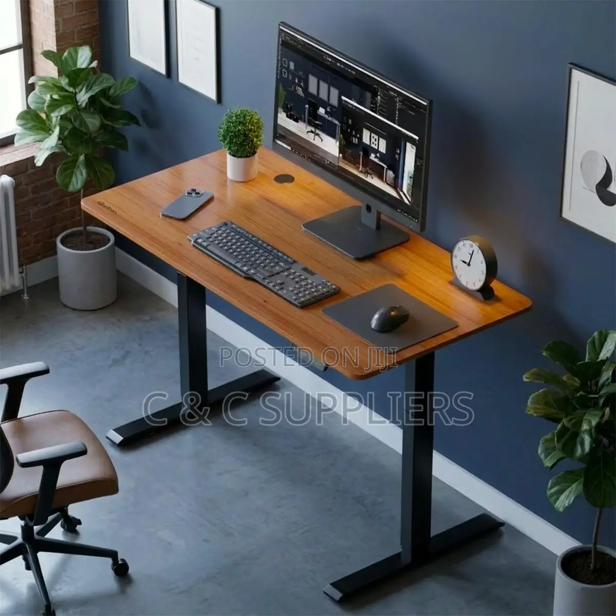 Electric Adjustable Table for Office Work
