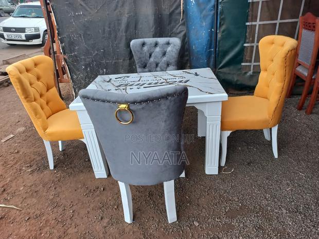 Four Seater Marble Dining Set