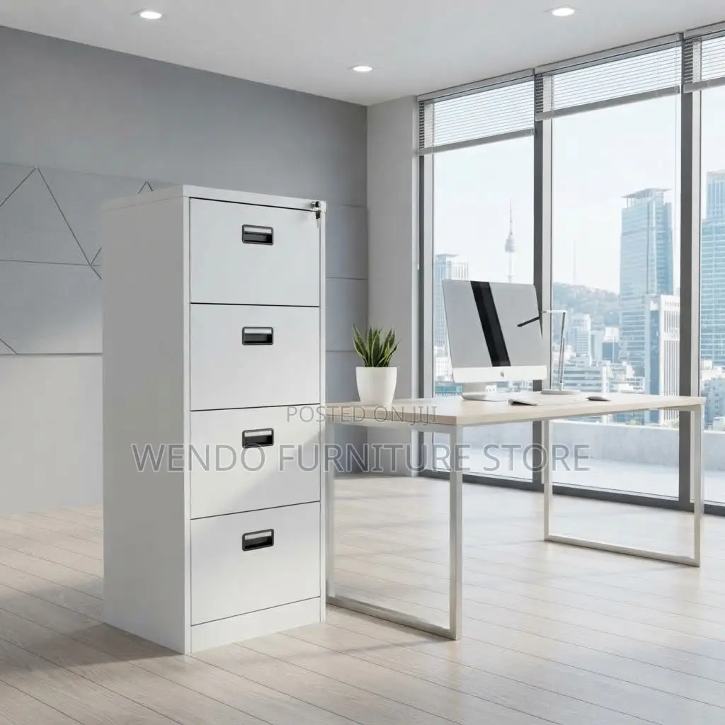 Office Cabinet; Grey Lockable Documents Storage Cabinet
