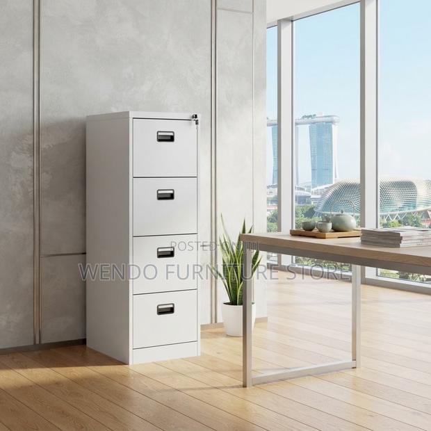 Office Cabinet; Grey Lockable Documents Storage Cabinet - thumbnail 5