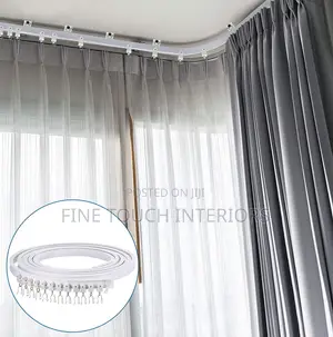 Bendable Curtain Rails – Flexible Track for Curved Windows