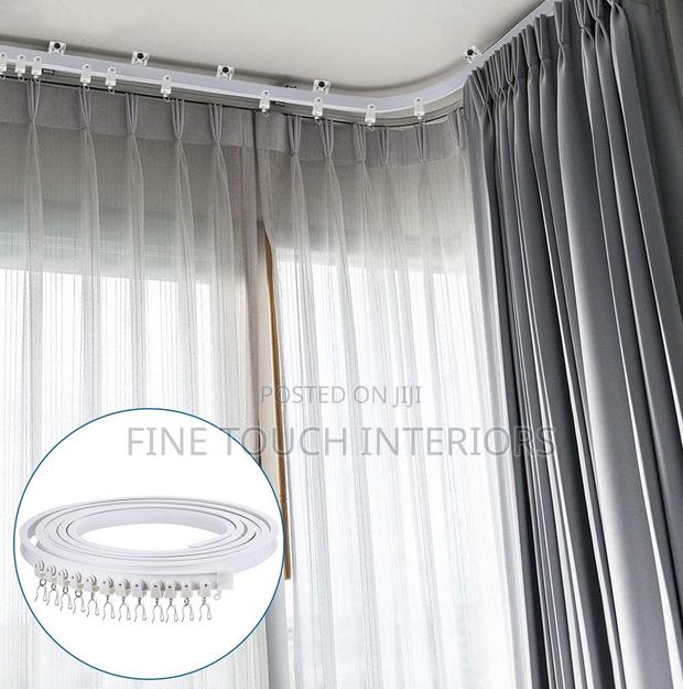 Bendable Curtain Rails – Flexible Track for Curved Windows