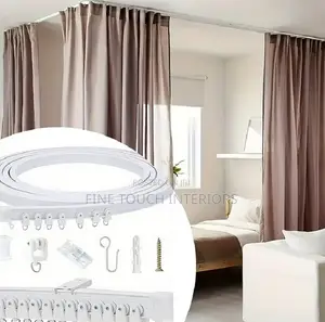 Bendable Curtain Rails – Flexible Track for Curved Windows