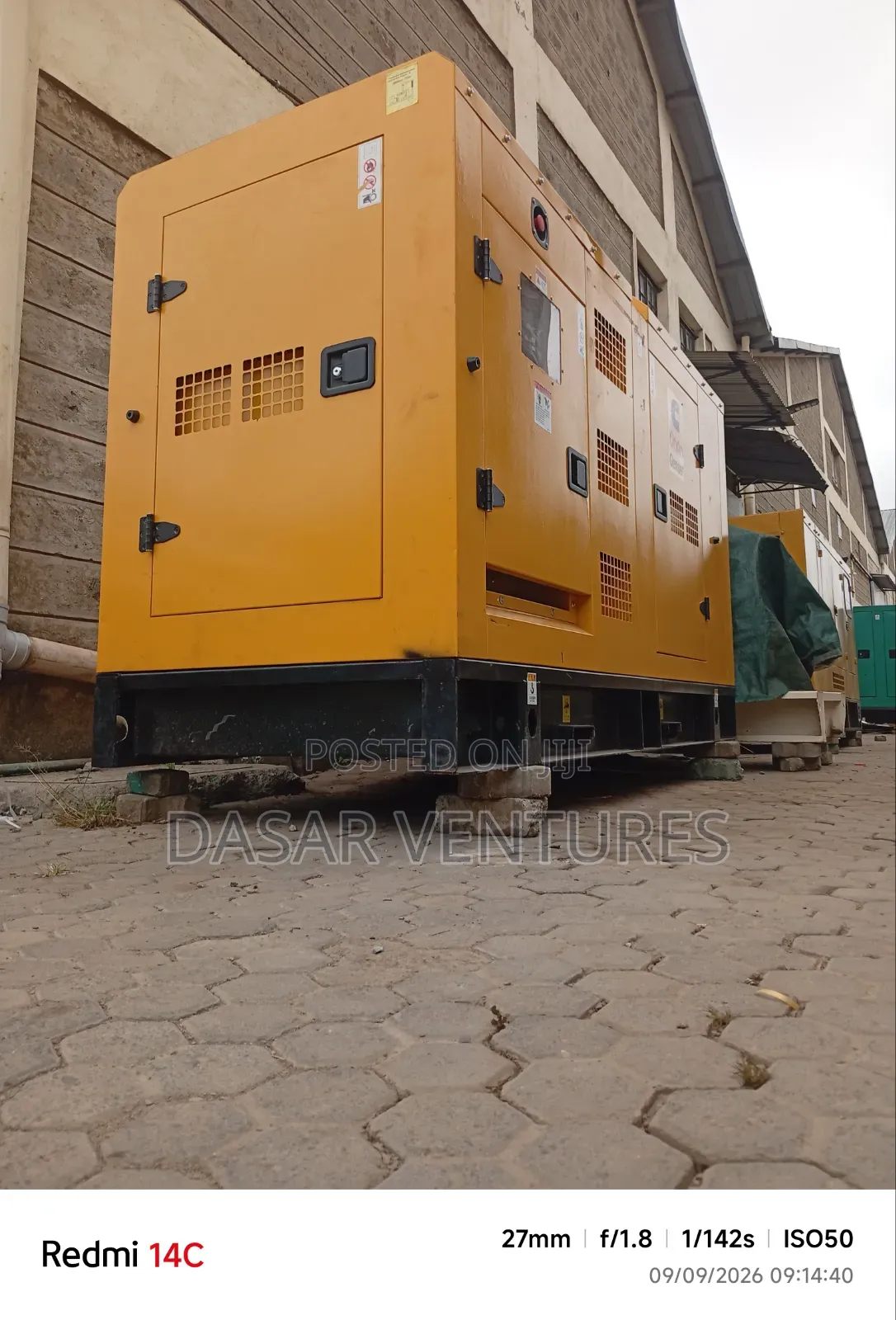 Cummins Generator 62.5kva-Mint Condition