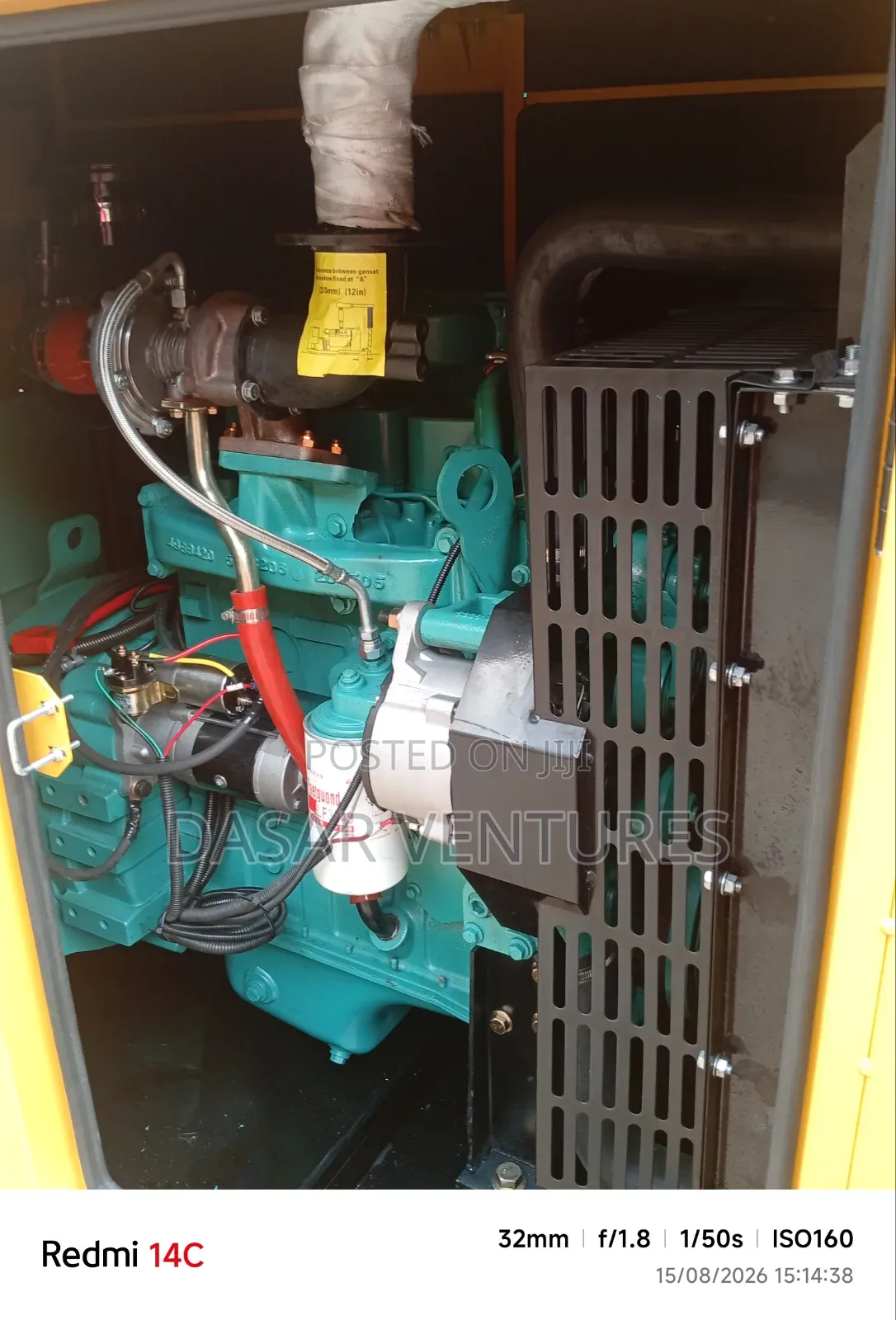 Cummins Generator 62.5kva-Mint Condition