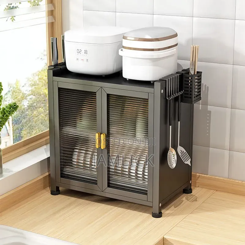 Minimalist Kitchen Countertop Dish Rack With Drawers – Ev
