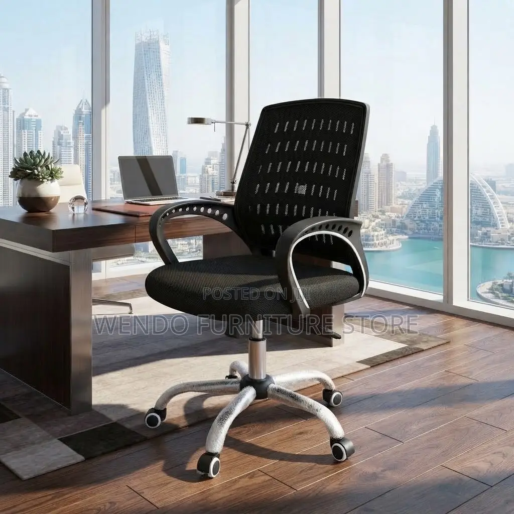 Office Chairs; Clerical Modern Black Mesh Office Reclining Chairs