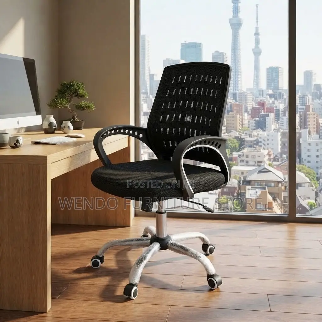 Office Chairs; Clerical Modern Black Mesh Office Reclining Chairs