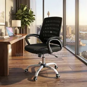 Office Chairs; Clerical Modern Black Mesh Office Reclining Chairs
