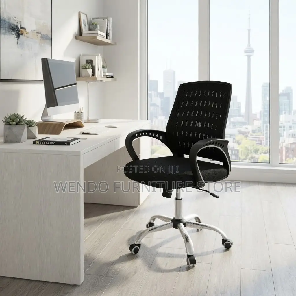 Office Chairs; Clerical Modern Black Mesh Office Reclining Chairs