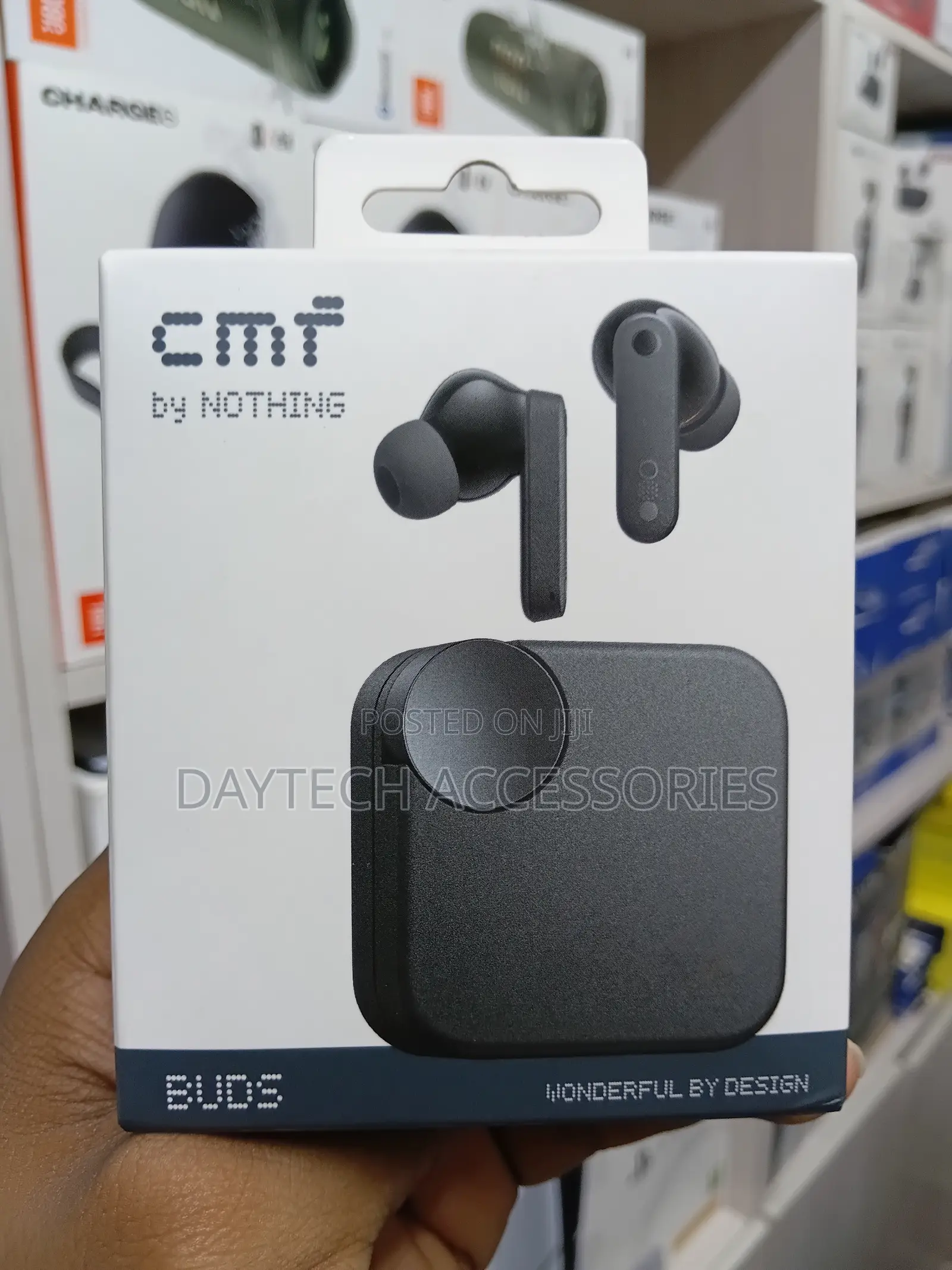 The CMF by Nothing Buds True Wireless Earbuds in Dark Grey/Black