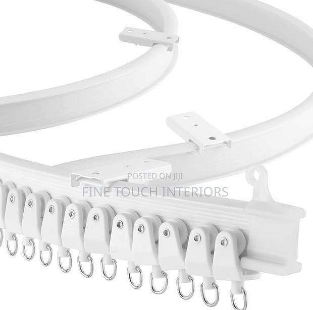 Bendable Curtain Rails – Premium 6 Meters Flexible Curtain Track
