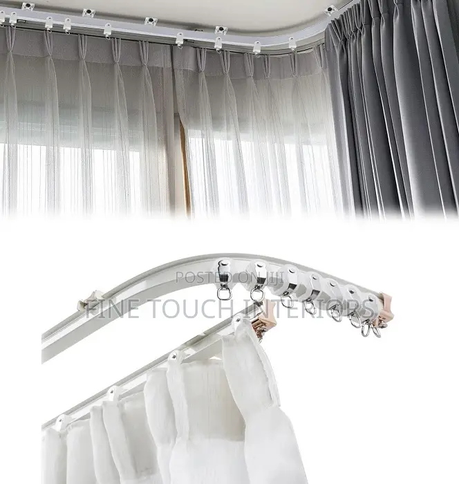 Bendable Curtain Rails – Adjustable Curved Window Track