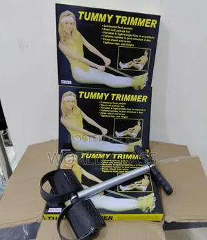 Premium Steel Coil Tummy Trimmer – Portable Core Waist Exerciser