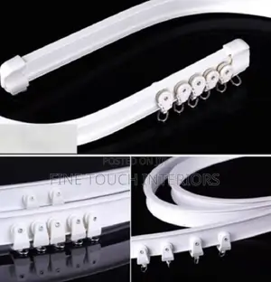 Bendable Curtain Rails – Flexible Ceiling Curtain Track