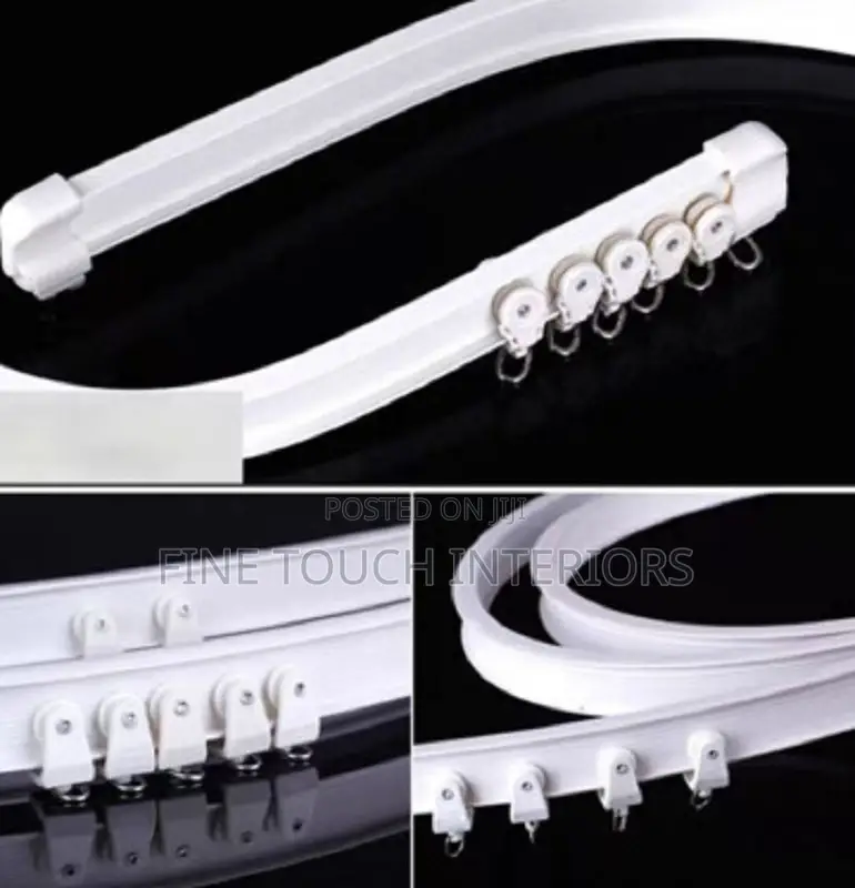 Bendable Curtain Rails – Flexible Ceiling Curtain Track