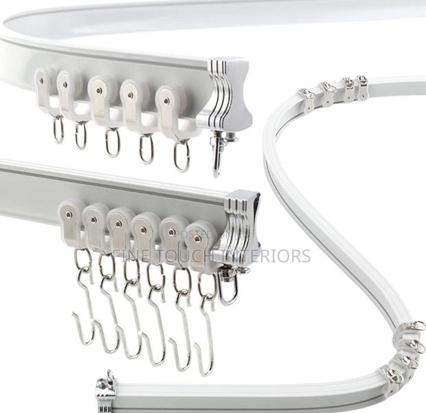 Bendable Curtain Rails – Customizable Curtain Track System - thumbnail 2