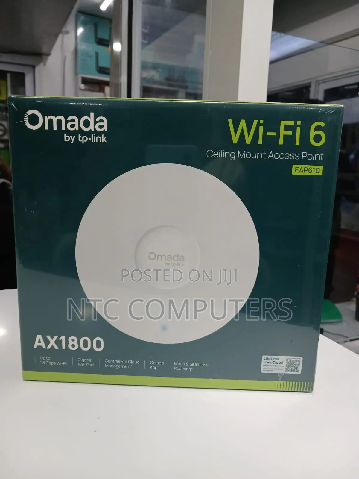 TP-Link Ax1800 Ceiling Mount Wifi 6 Access Point - Tl-Eap610