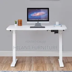1.2M Electric Height Adjustable Sit-Stand Office Desk – White