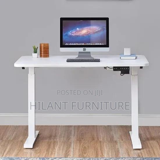 1.2M Electric Height Adjustable Sit-Stand Office Desk – White