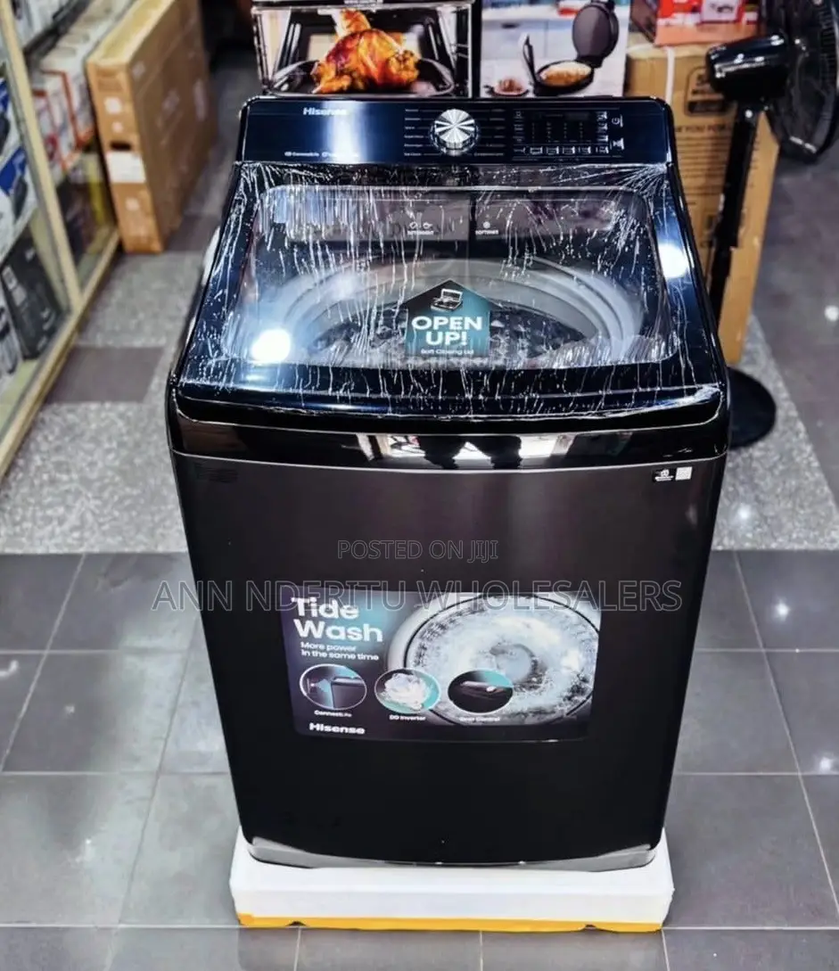 Pay on Delivery.  Verify Hisense Top 8.5kgs Washing Machine