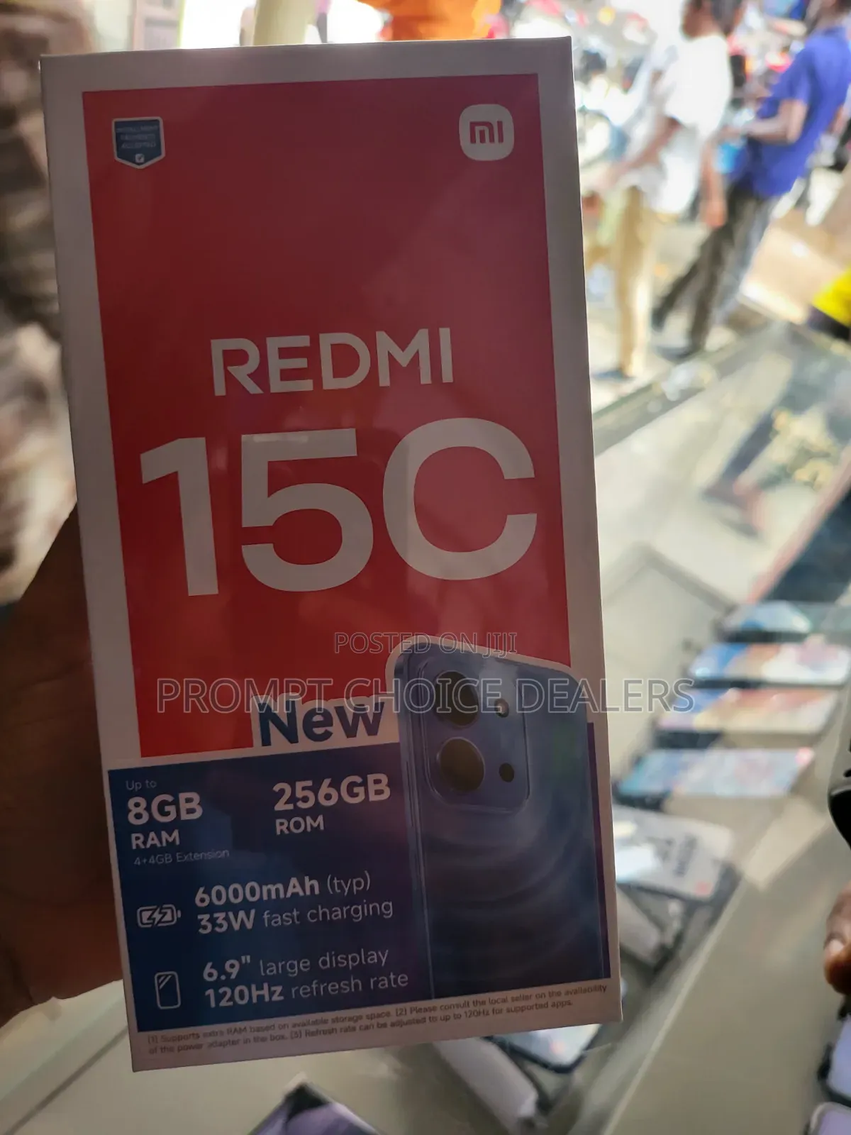 New Xiaomi Redmi 15C 4G 256 GB Black